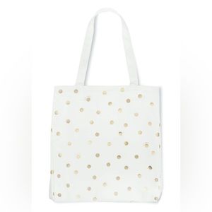 NWT Kate Spade Gold Dot Book Tote